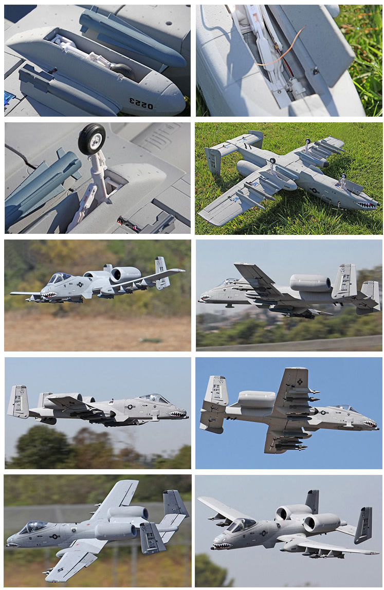 Sky Flight Hobby A-10 Warthog 2x70mm Jet PNP UPGRADE