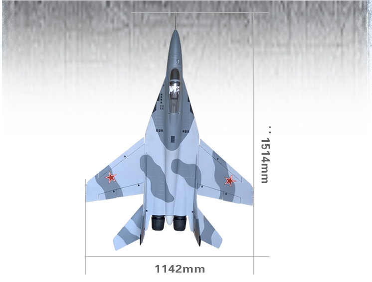 Sky Flight Hobby Mig-29 Fulcrum 2x70mm Jet