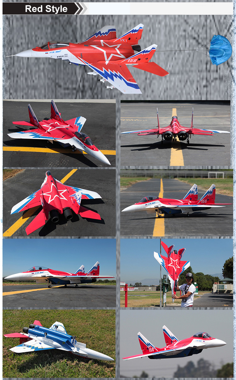 Sky Flight Hobby Mig-29 Fulcrum 2x70mm Jet