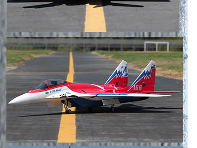 Mig-29 Red Star 2x70mm Jet PNP Jet Vector Thrust PNP Rc Airplane