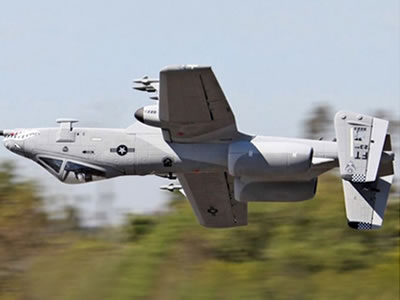 Sky Flight Hobby A-10 Warthog 2x70mm Jet PNP RC plane