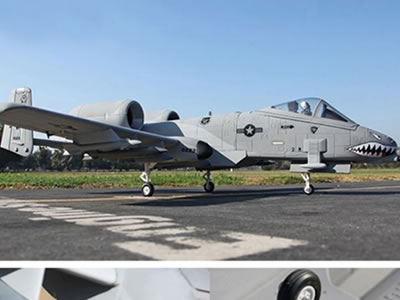 Sky Flight Hobby A-10 Warthog 2x70mm Jet PNP RC plane