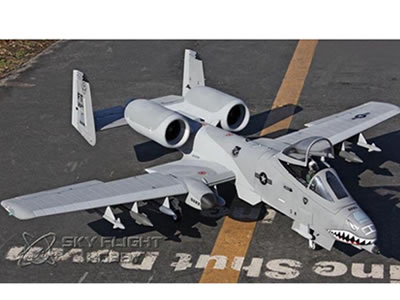 Sky Flight Hobby A-10 Warthog 2x70mm Jet PNP RC plane