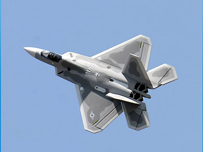 Sky Flight Hobby F-22 Raptor 70mm Jet Vector Thrust ARF RC Airplane