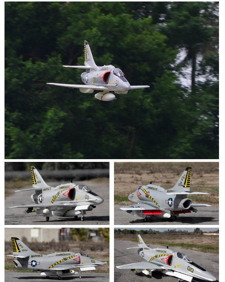 Sky Flight Hobby A-4 Skyhawk 70mm Jet PNP plane