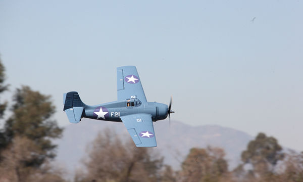 Sky Flight Hobby Blue F4F Wildcat 1200mm PNP Rc Airplane