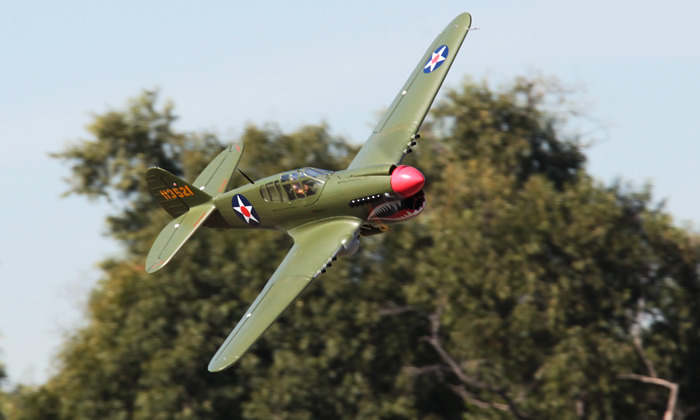  LX P-40E Warhawk 2000mm  Warbird RC Airplane PNP Green RC Airplane