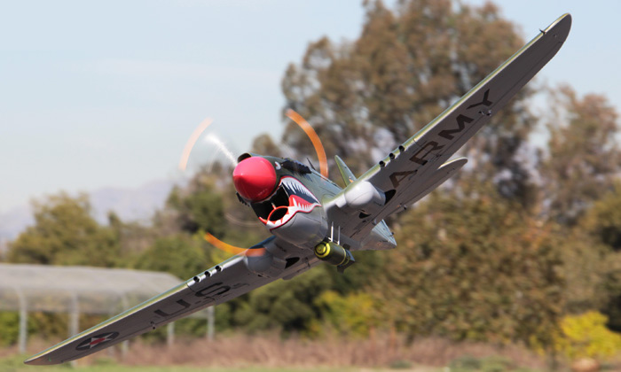  LX P-40E Warhawk 2000mm  Warbird RC Airplane PNP Green RC Airplane